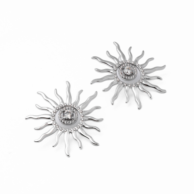 Aretes Y01071 Plateado Acero Inoxidable G21