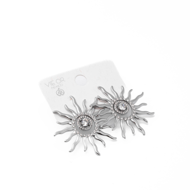 Aretes Y01071 Plateado Acero Inoxidable G21