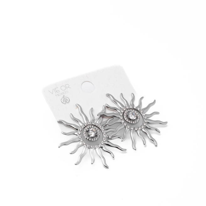 Aretes Y01071 Plateado Acero Inoxidable G21