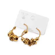 Aretes Y01030 Dorado Acero Inoxidable F56