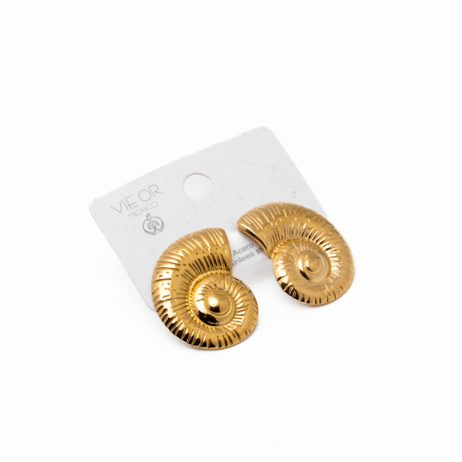 Aretes Y01059 Dorado Acero Inoxidable G47