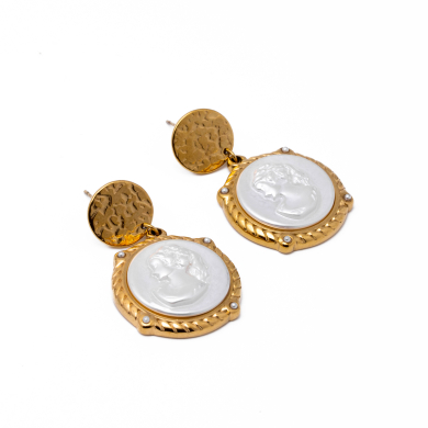 Aretes Y01064 Dorado Acero Inoxidable