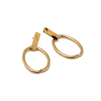Aretes Y00894 Dorado Acero Inoxidable G41