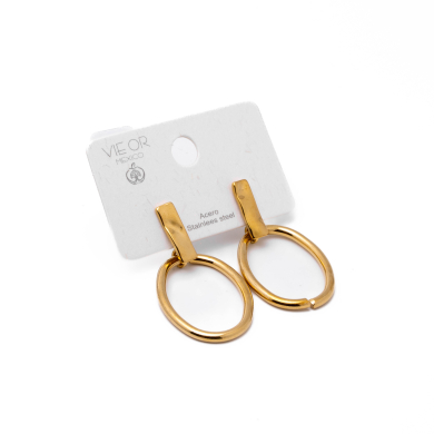 Aretes Y00894 Dorado Acero Inoxidable G41