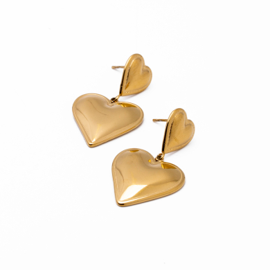 Aretes Y01040 Dorado Acero Inoxidable F31