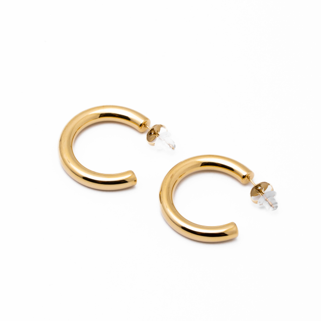 Aretes Y00998 Dorado Acero Inoxidable F24