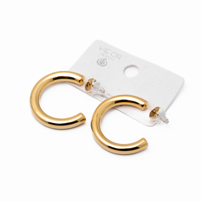 Aretes Y00998 Dorado Acero Inoxidable F24