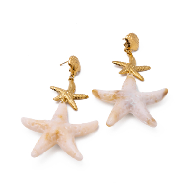 Aretes Y01039 Dorado Acero Inoxidable G48