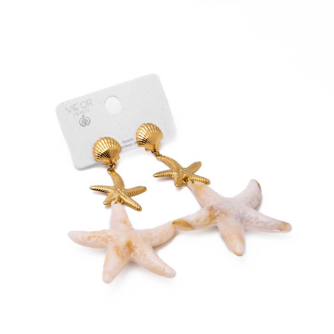 Aretes Y01039 Dorado Acero Inoxidable G48