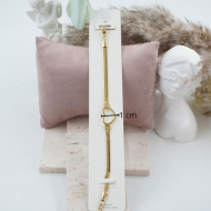 PULSERA ZO11750B DORADO Acero Inoxidable