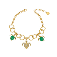 PULSERA ZO15738B PLATEADO Acero Inoxidable