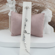 PULSERA ZO12104B PLATEADO Acero Inoxidable