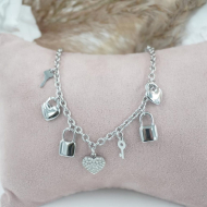 PULSERA ZO12104B PLATEADO Acero Inoxidable