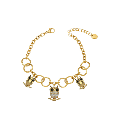 PULSERA ZO15750B PLATEADO Acero Inoxidable