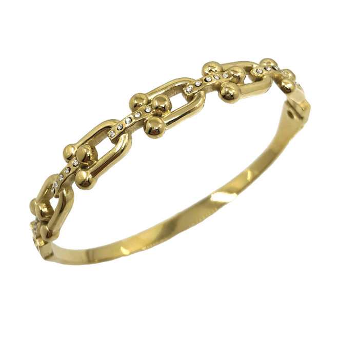 BRAZALETE ZO15515B PLATEADO Acero Inoxidable