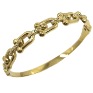 BRAZALETE ZO15515B PLATEADO Acero Inoxidable