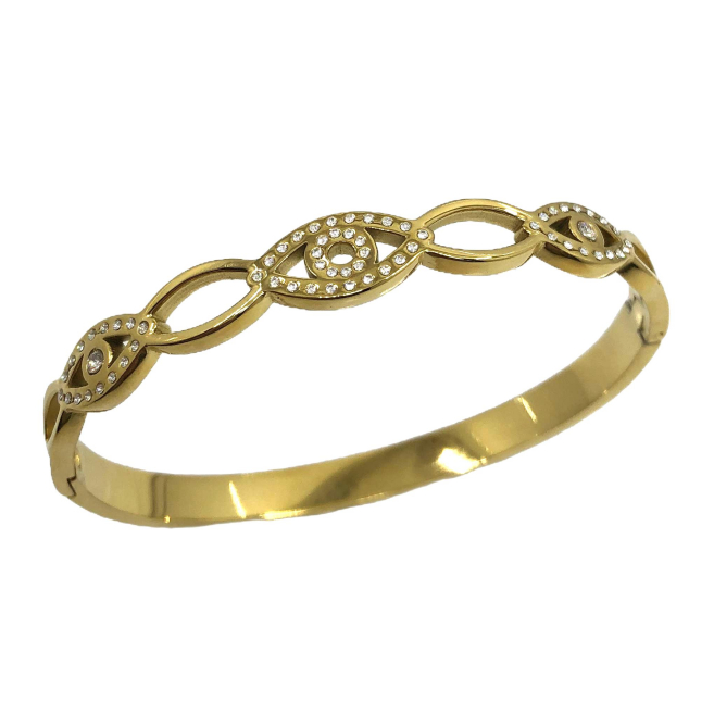 BRAZALETE ZO15519B PLATEADO Acero Inoxidable