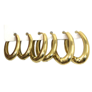 ARETES ZO12808E Plateado Acero Inoxidable -F46