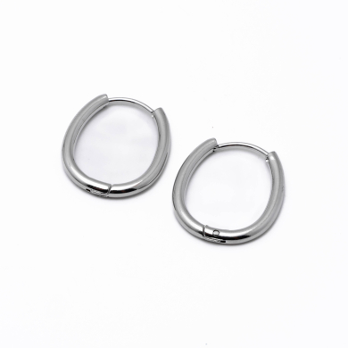 Aretes Y00919 Plateado Acero Inoxidable F23