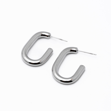 Aretes Y01003 Plateado Acero Inoxidable G52