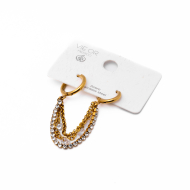 Aretes Y00877 Dorado Acero Inoxidable G23