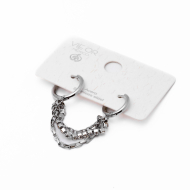 Aretes Y01053 Plateado Acero Inoxidable G22