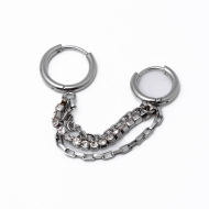 Aretes Y01053 Plateado Acero Inoxidable G22