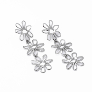 Aretes Y00890 Plateado Acero Inoxidable G36