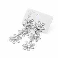 Aretes Y00890 Plateado Acero Inoxidable G36