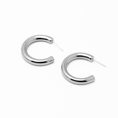 Aretes Y00998 Plateado Acero Inoxidable F24