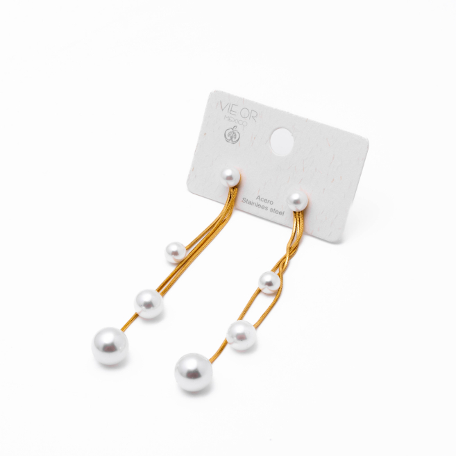 Aretes Y00997 Dorado Acero Inoxidable G46