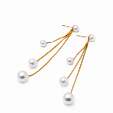 Aretes Y00997 Dorado Acero Inoxidable G46
