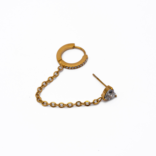 Aretes Y01005 Dorado Acero Inoxidable F38