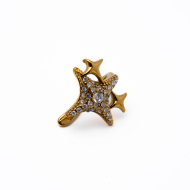 Simulador Y00986 Dorado Acero Inoxidable F38