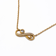 Collar Y00924 Dorado Acero Inoxidable 2D21