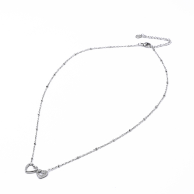 Collar Y00904 Plateado Acero Inoxidable 2D31