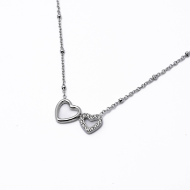 Collar Y00904 Plateado Acero Inoxidable 2D31