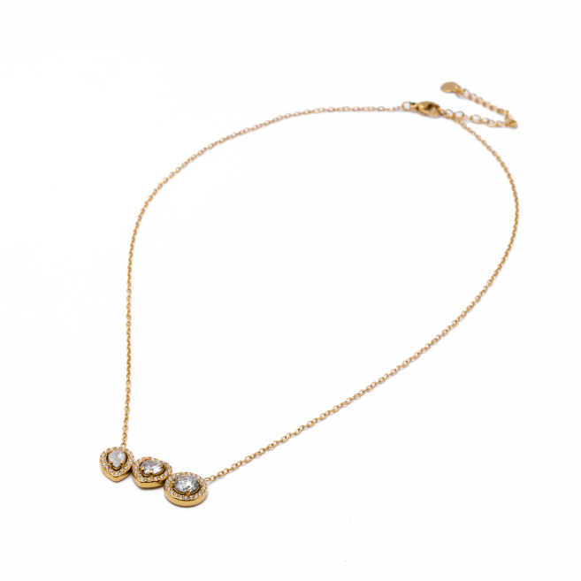 Collar Y00946 Dorado Acero Inoxidable 2D21