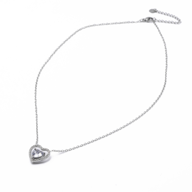 Collar Y00906 Plateado Acero Inoxidable 2D21