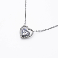 Collar Y00906 Plateado Acero Inoxidable 2D21