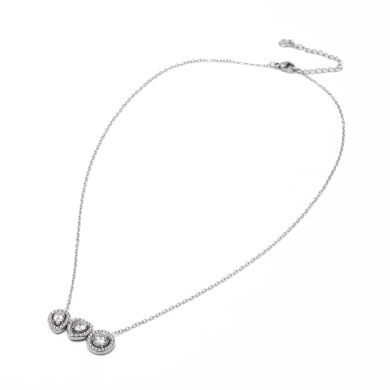 Collar Y00946 Plateado Acero Inoxidable 2D21