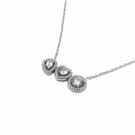 Collar Y00946 Plateado Acero Inoxidable 2D21