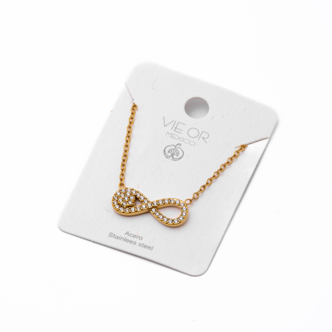 Collar Y00873 Dorado Acero Inoxidable 2D31