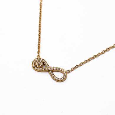 Collar Y00873 Dorado Acero Inoxidable 2D31