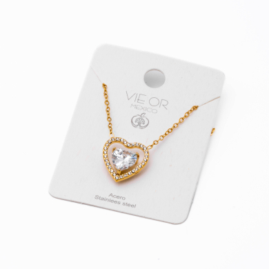 Collar Y00906 Dorado Acero Inoxidable 2D21