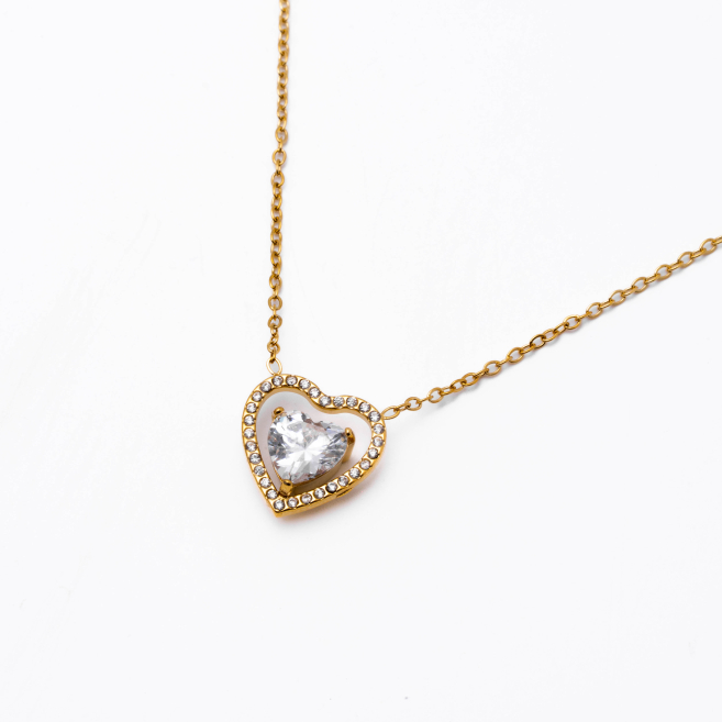 Collar Y00906 Dorado Acero Inoxidable 2D21