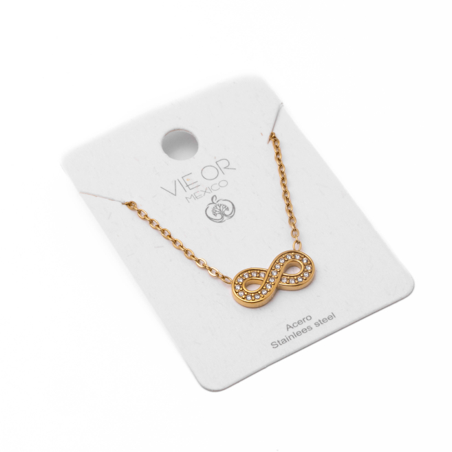 Collar Y01006 Dorado Acero Inoxidable 2D31