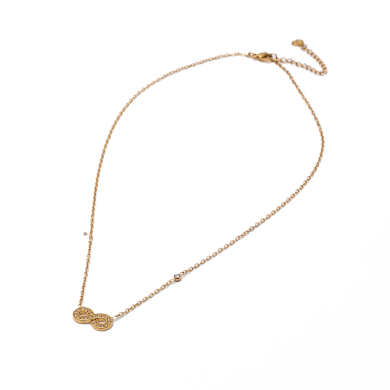 Collar Y01006 Dorado Acero Inoxidable 2D31