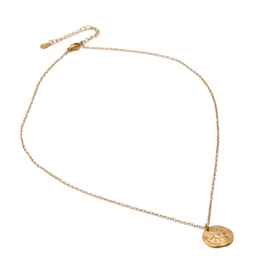 Collar Y00974 Dorado Acero Inoxidable E24