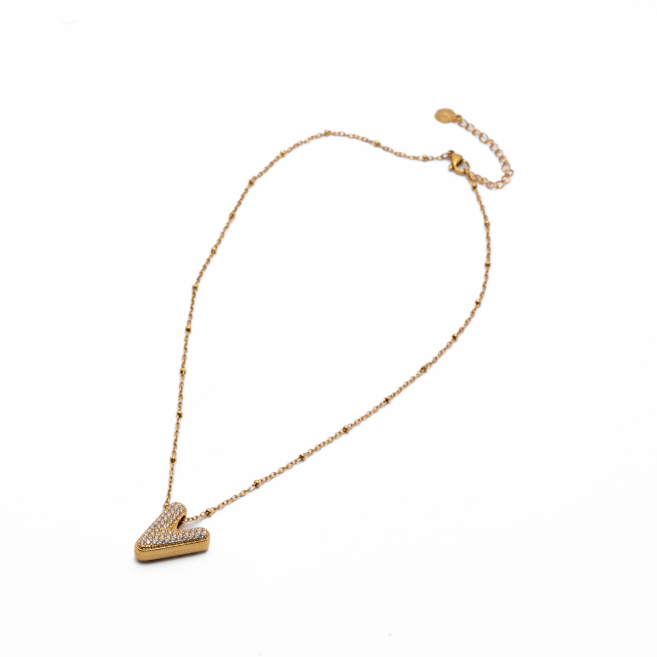 COLLAR ZO15659N V DORADO Acero Inoxidable E52E51
